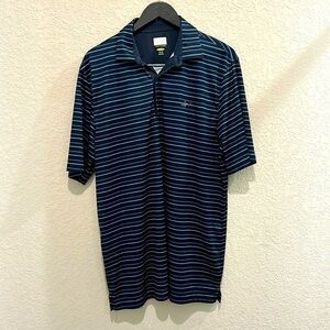 Greg Norman polo size xlTG navy with green stripes